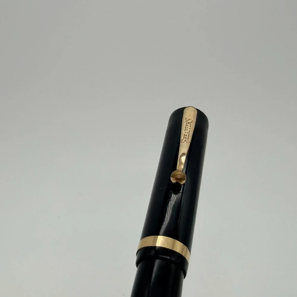 Sheaffer Lifetime Balance Fountain Pen Black Gold 14K Nib Serialized 304672